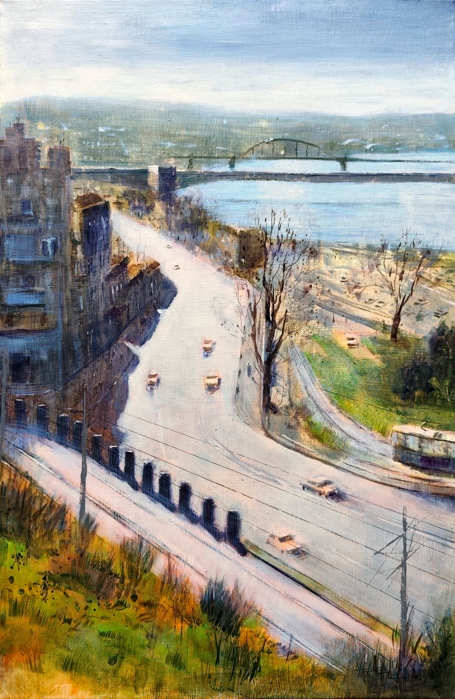 Sava mahala in light Belgrade 60 x 40 cm 2025