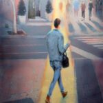 Balkan-devojka, Belgrade 45x55cm 2025