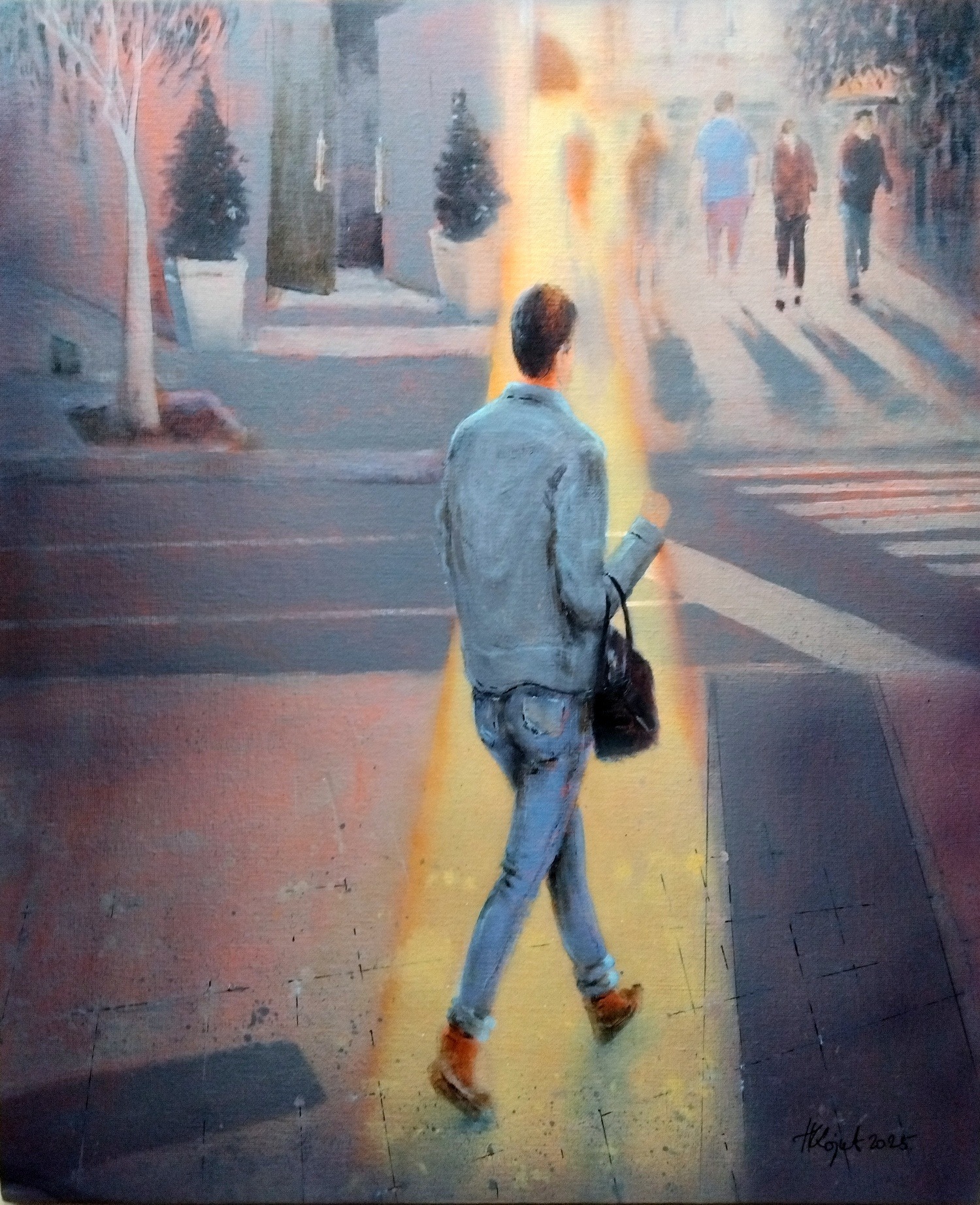 Balkan-devojka, Belgrade 45x55cm 2025