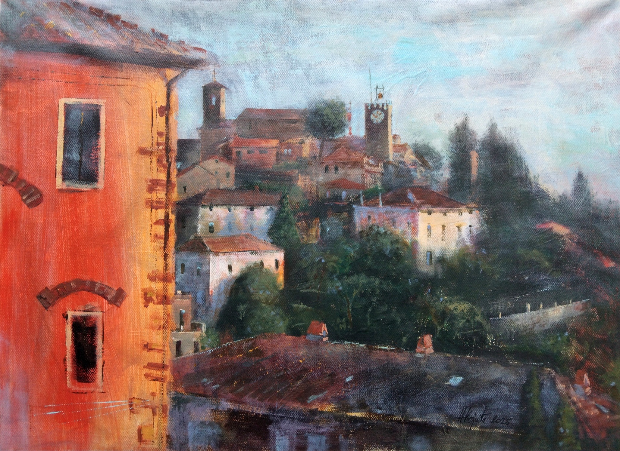 Montekatini fortres Italy 65 x 48 cm 2025