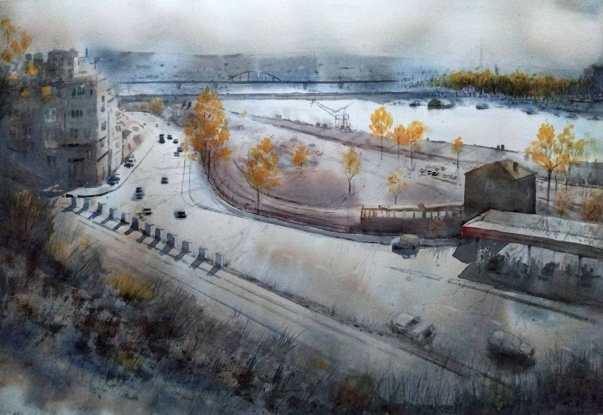 Ne nedostaješ mi u Beogradu 54x90cm 2024