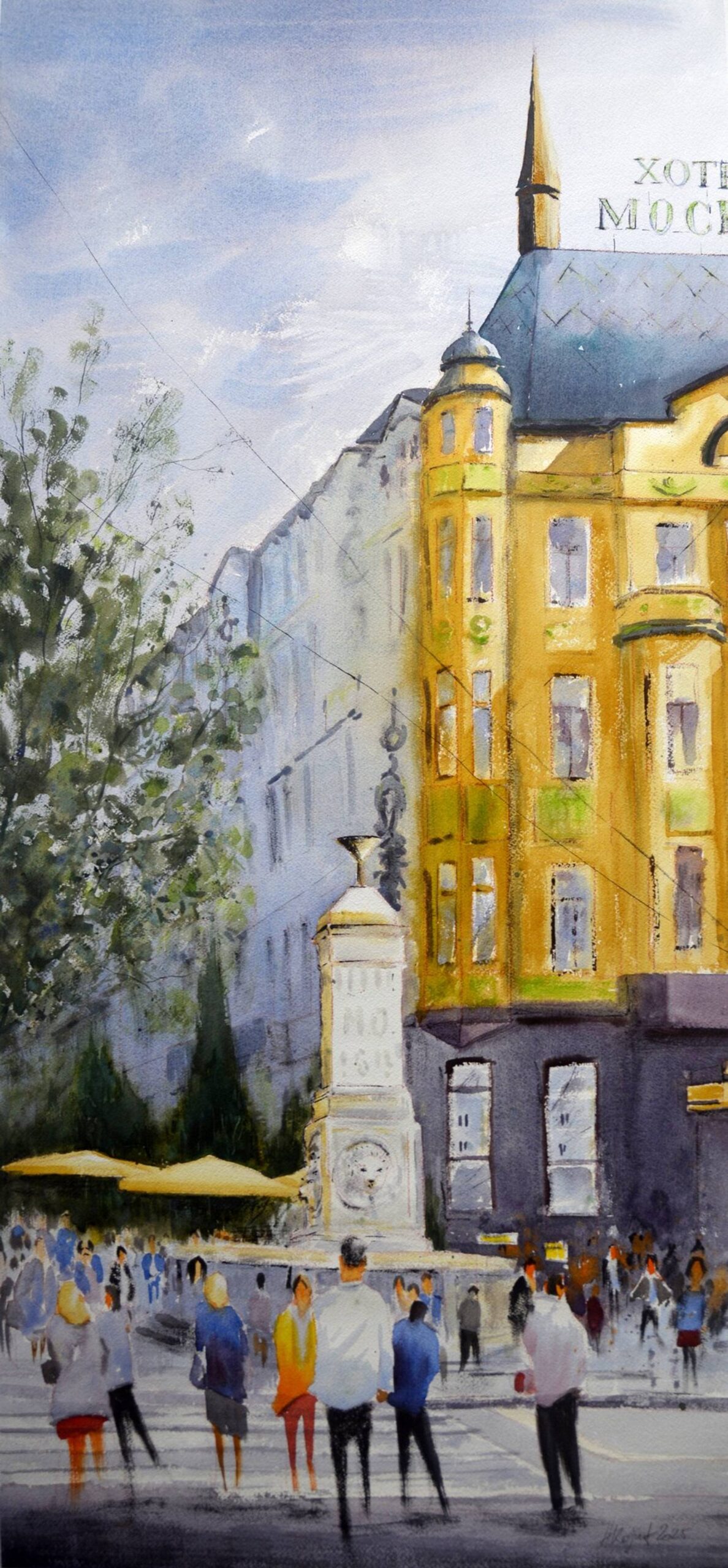 Terazije Beograd 92×43 cm 2025