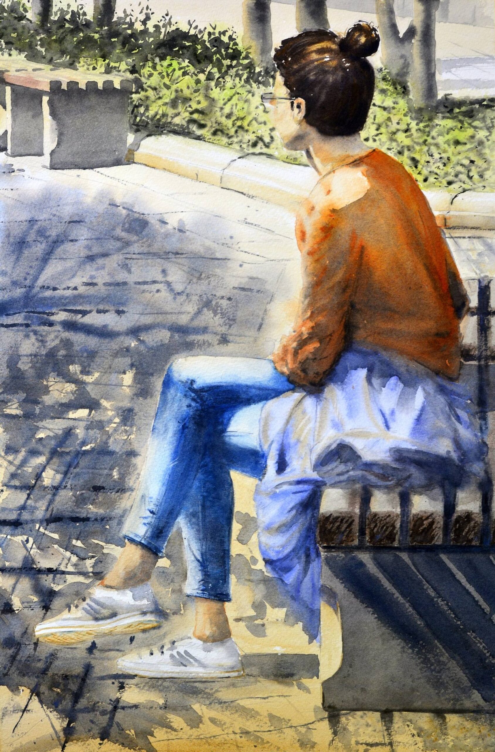 Nedodirljiva devojka/ Nedodirljiva devojka Beograd 53x35cm 2020