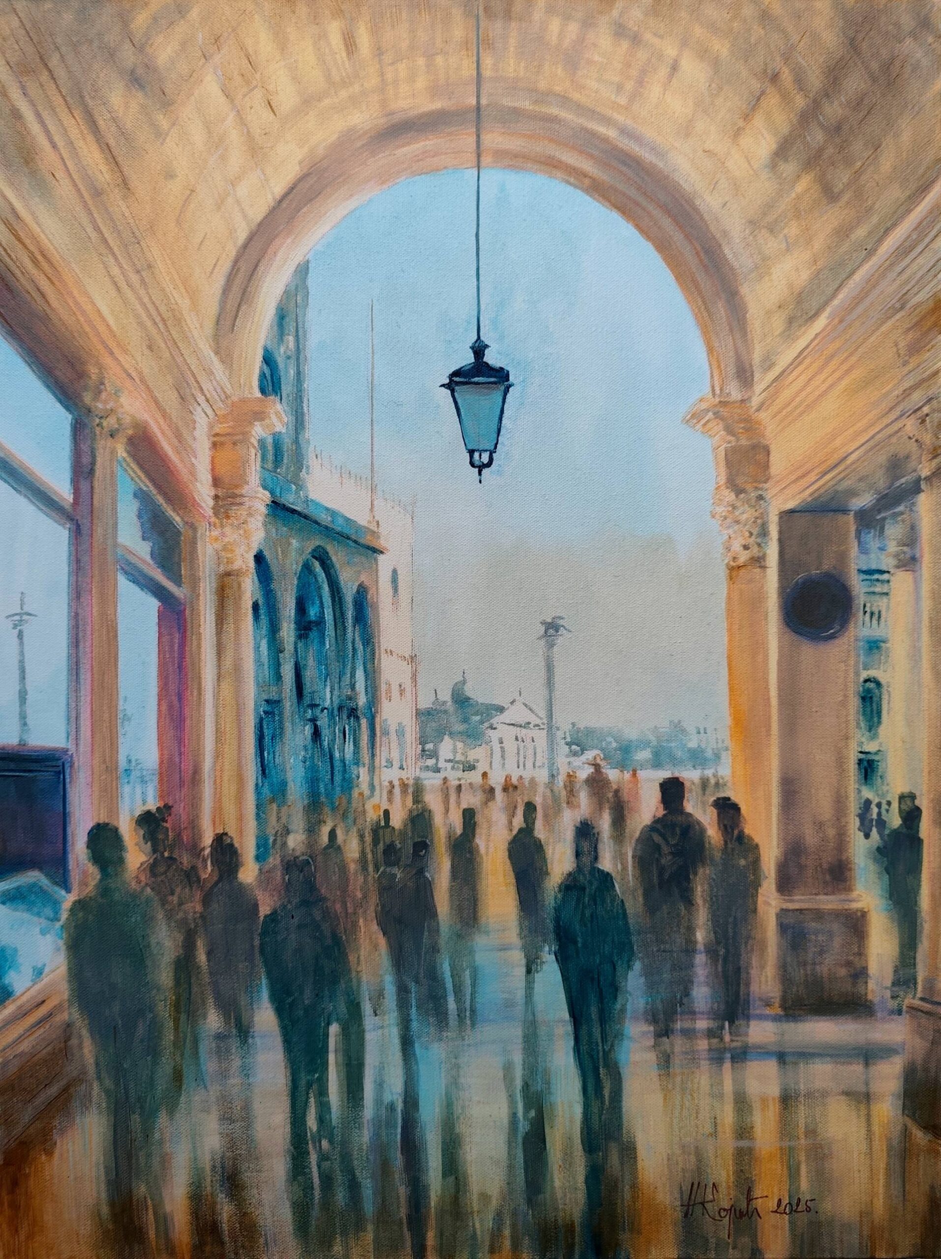Senka na trgu Svetog Marka Venecija Italija 60 x 80 cm 2025